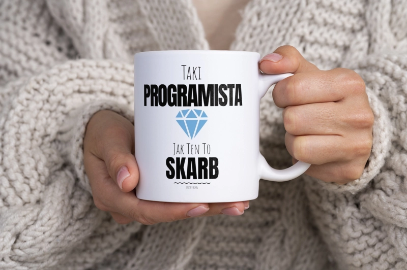 Taki Programista Jak Ten To Skarb - Kubek Biały