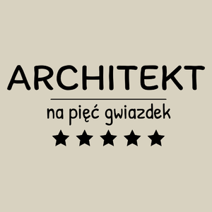 Architekt Na 5 Gwiazdek - Torba Na Zakupy Natural