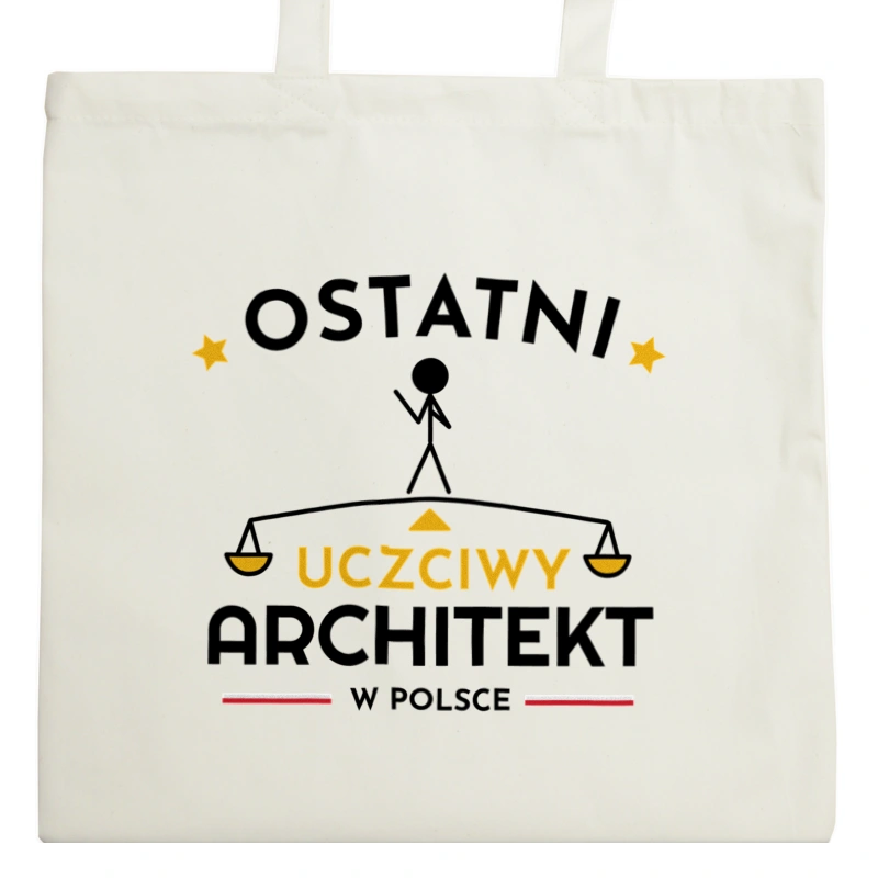 Ostatni uczciwy architekt w polsce - Torba Na Zakupy Natural