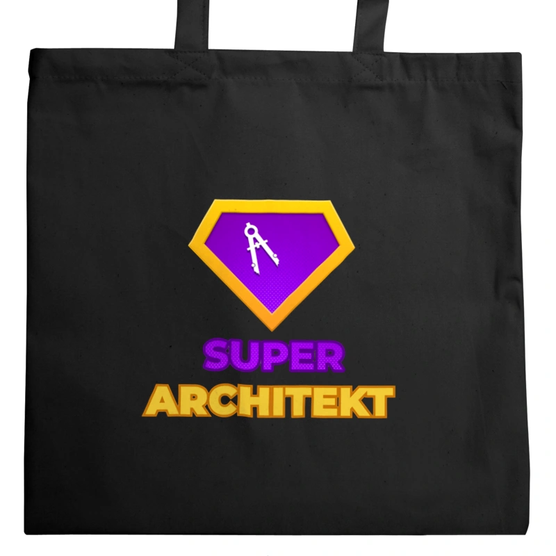 Super Architekt - Torba Na Zakupy Czarna