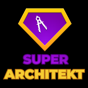 Super Architekt - Torba Na Zakupy Czarna