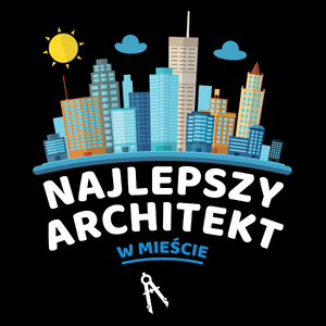 Najlepszy Architekt W Mieście - Torba Na Zakupy Czarna