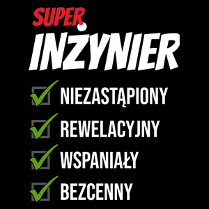 Super Inżynier Niezastąpiony - Torba Na Zakupy Czarna