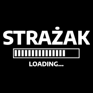 Strażak Loading - Torba Na Zakupy Czarna