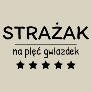 Strażak Na 5 Gwiazdek - Torba Na Zakupy Natural