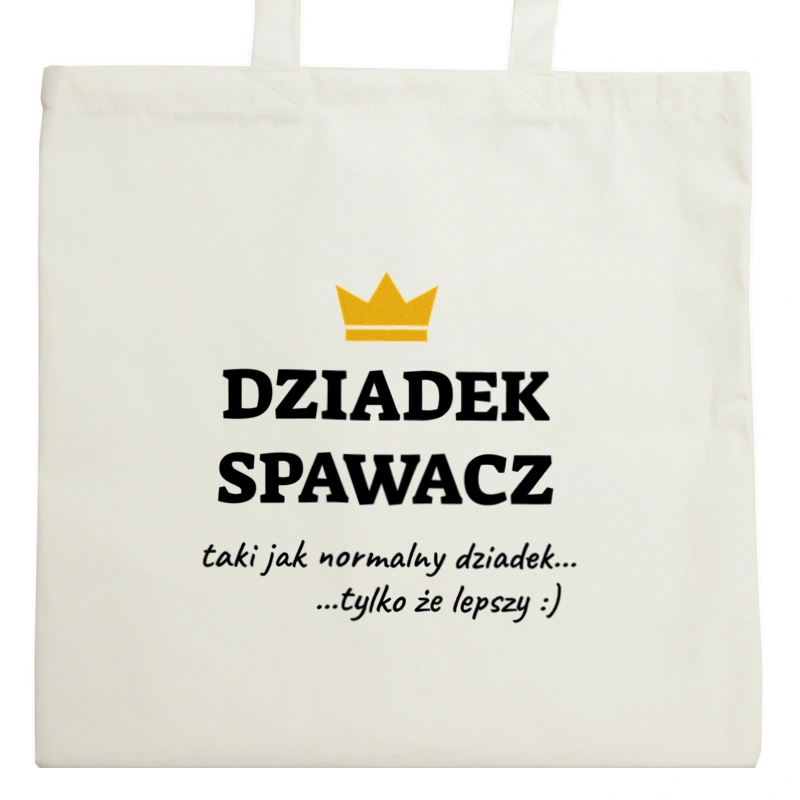 Dziadek Spawacz Lepszy - Torba Na Zakupy Natural