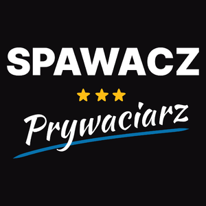 Spawacz Prywaciarz - Męska Bluza z kapturem Czarna