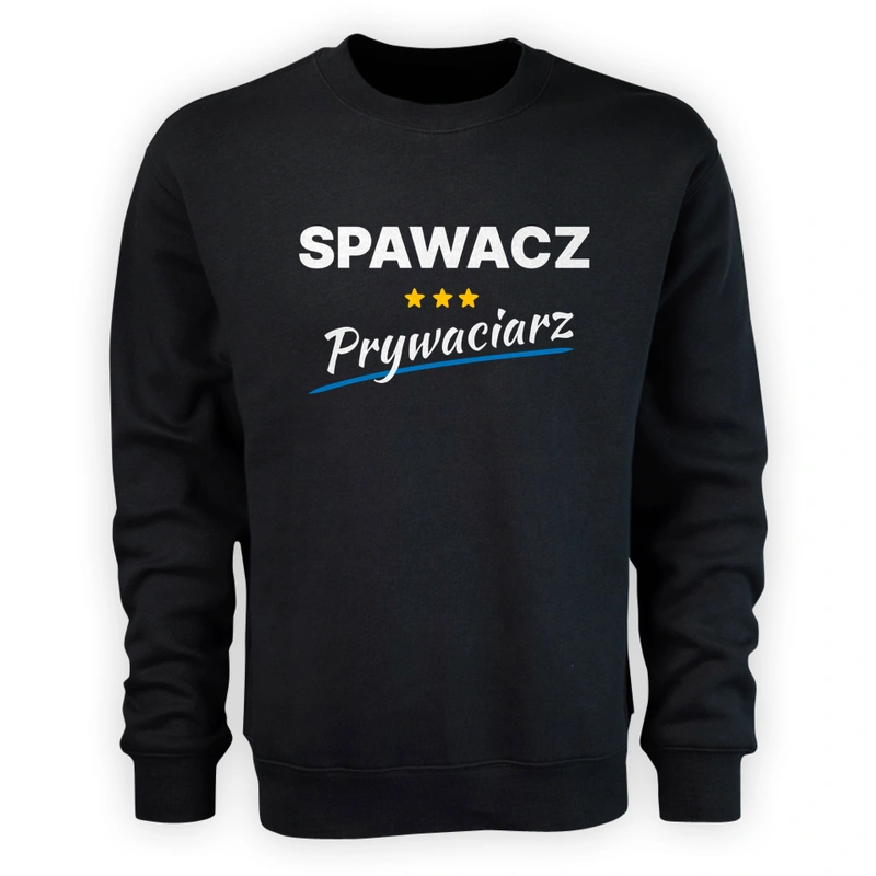 Spawacz Prywaciarz - Męska Bluza Czarna