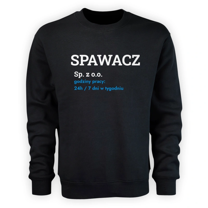 Spawacz Sp. Z O.o. Godziny Pracy - Męska Bluza Czarna