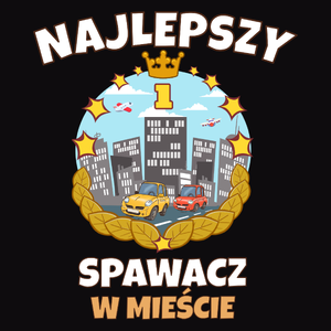 Najlepszy Spawacz W Mieście - Męska Bluza Czarna