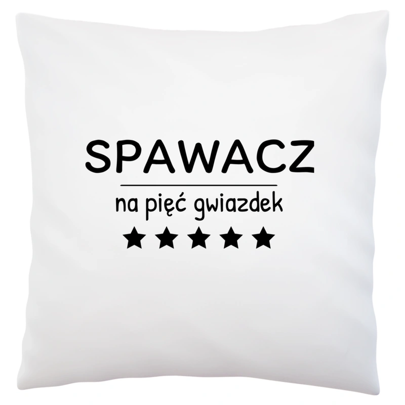 Spawacz Na 5 Gwiazdek - Poduszka Biała