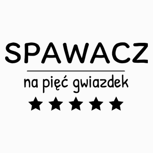 Spawacz Na 5 Gwiazdek - Poduszka Biała