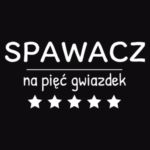 Spawacz Na 5 Gwiazdek - Męska Bluza z kapturem Czarna