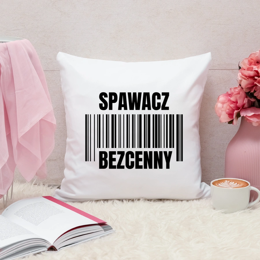 Spawacz Bezcenny - Poduszka Biała