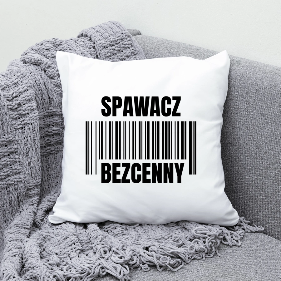 Spawacz Bezcenny - Poduszka Biała