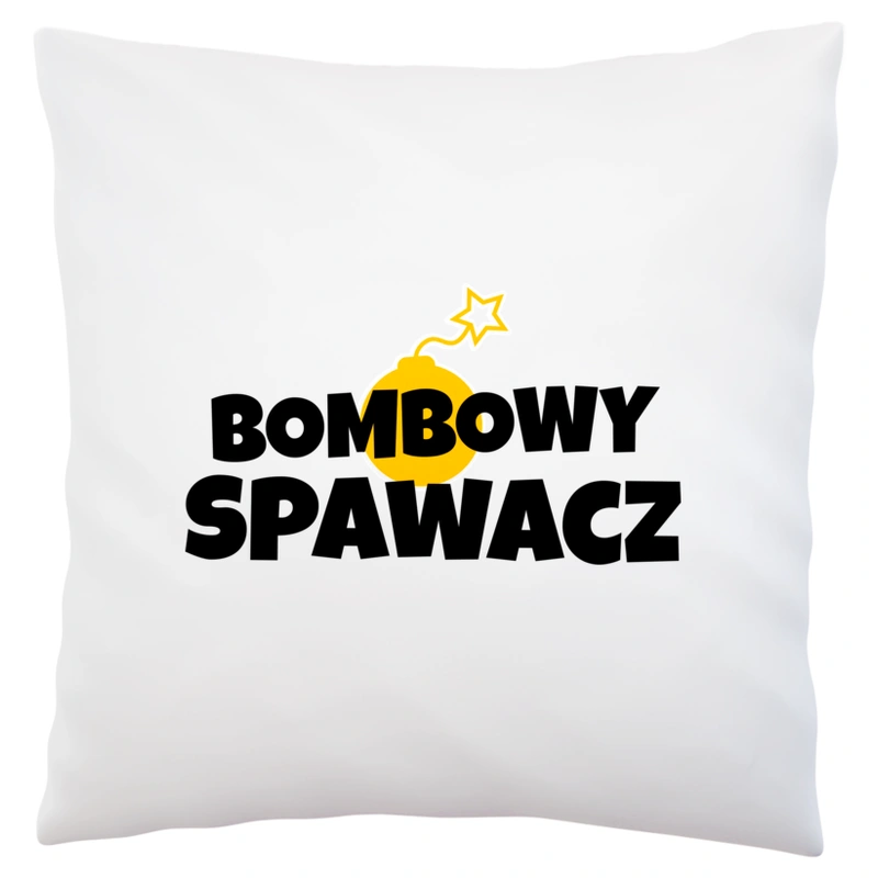 Bombowy Spawacz - Poduszka Biała