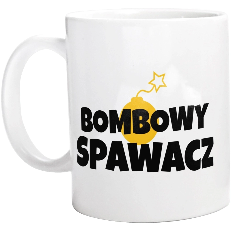 Bombowy Spawacz - Kubek Biały