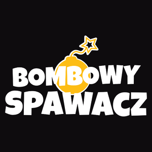 Bombowy Spawacz - Męska Bluza z kapturem Czarna