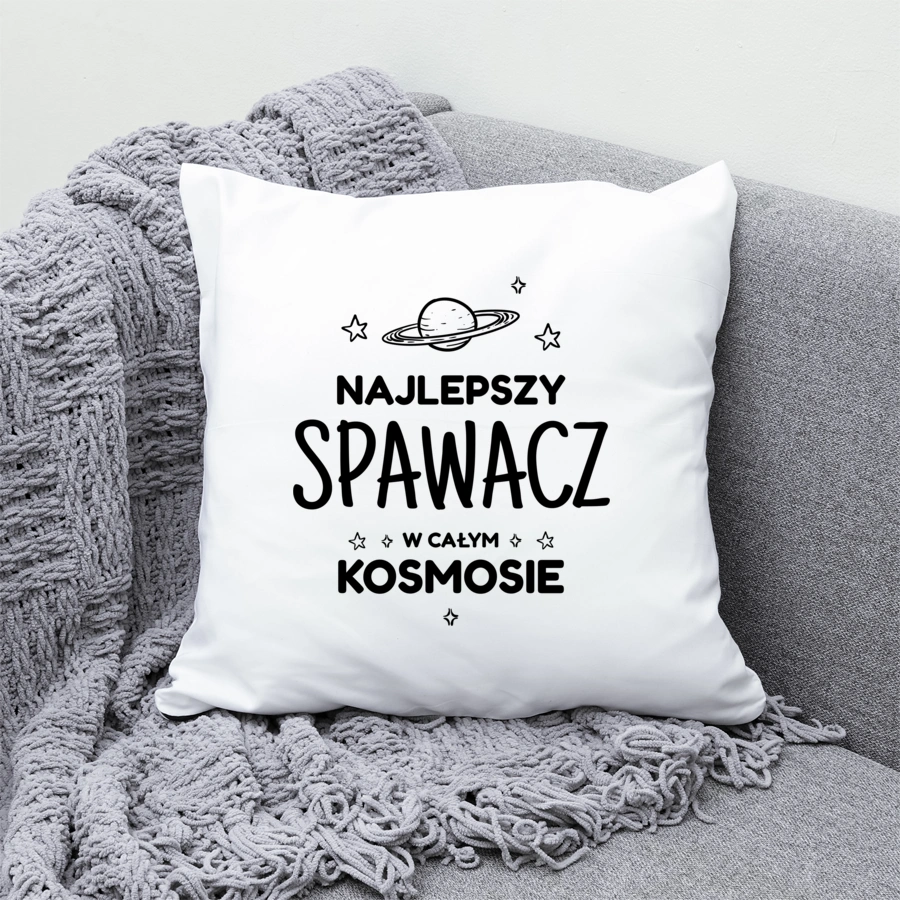 Najlepszy Spawacz W Kosmosie - Poduszka Biała