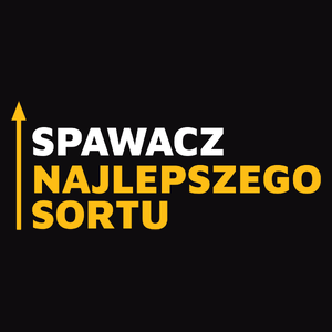 Spawacz Najlepszego Sortu - Męska Bluza z kapturem Czarna