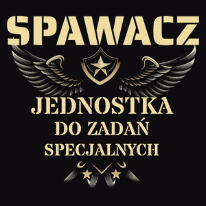 Spawacz Jednostka Do Zadań Specjalnych - Męska Bluza z kapturem Czarna