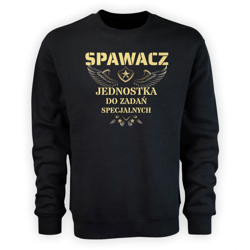 Spawacz Jednostka Do Zadań Specjalnych - Męska Bluza Czarna