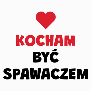 Kocham Być Spawaczem - Poduszka Biała