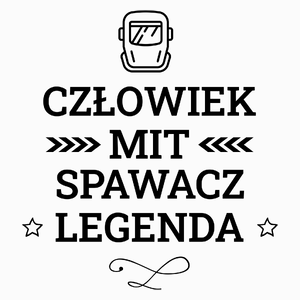 Spawacz Mit Legenda Człowiek - Poduszka Biała