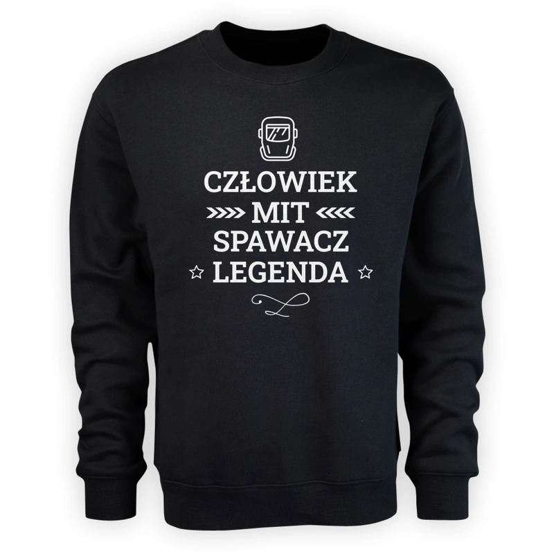 Spawacz Mit Legenda Człowiek - Męska Bluza Czarna