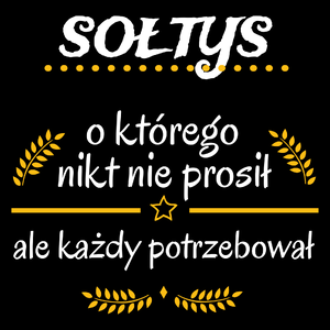 Sołtys Którego Każdy Potrzebował - Torba Na Zakupy Czarna