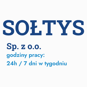 Sołtys Sp. Z O.o. Godziny Pracy - Poduszka Biała