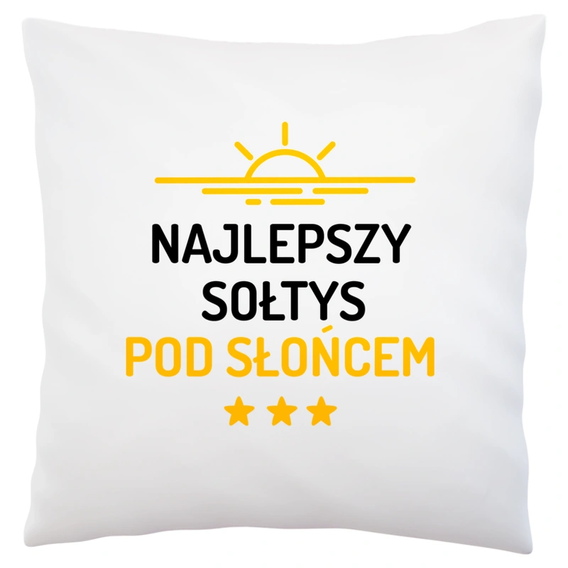 Najlepszy Sołtys Pod Słońcem - Poduszka Biała