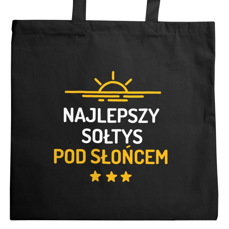 Najlepszy Sołtys Pod Słońcem - Torba Na Zakupy Czarna