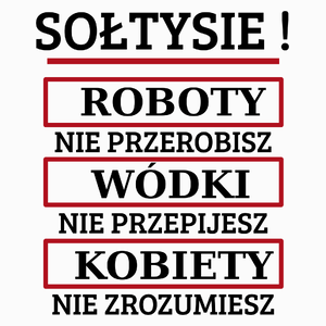 Sołtysie! Roboty Nie Przerobisz! - Poduszka Biała