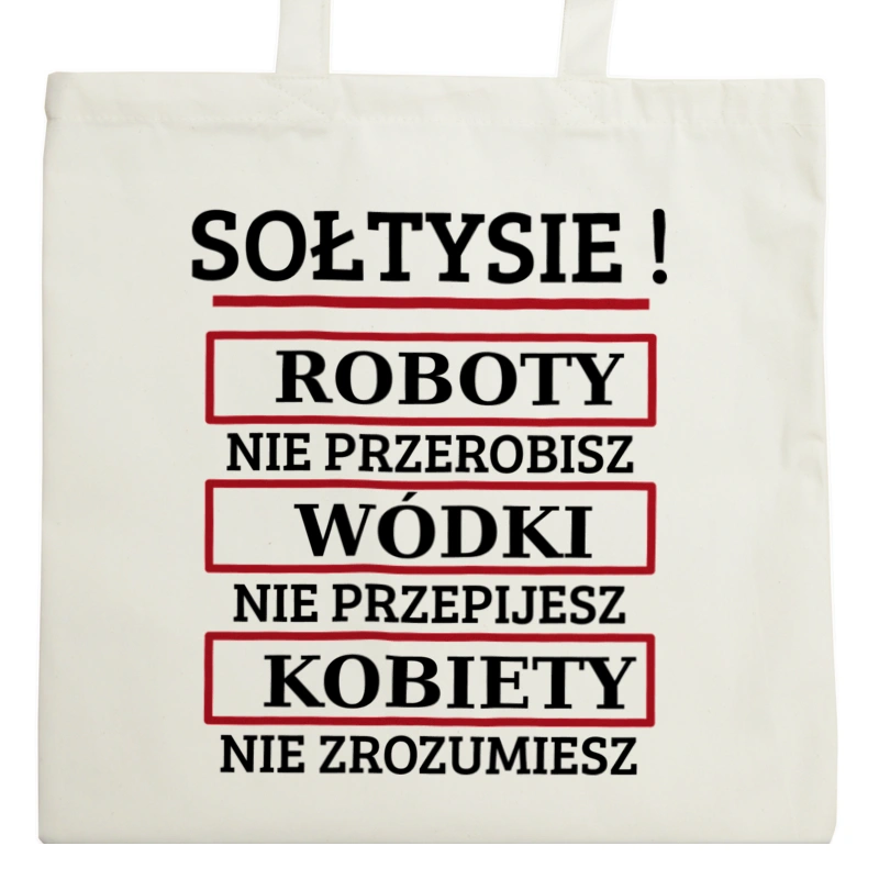 Sołtysie! Roboty Nie Przerobisz! - Torba Na Zakupy Natural