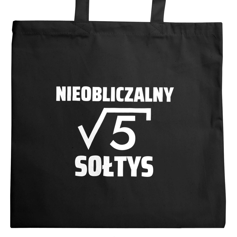 Nieobliczalny Sołtys - Torba Na Zakupy Czarna