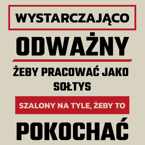 Odważny Szalony Sołtys - Torba Na Zakupy Natural