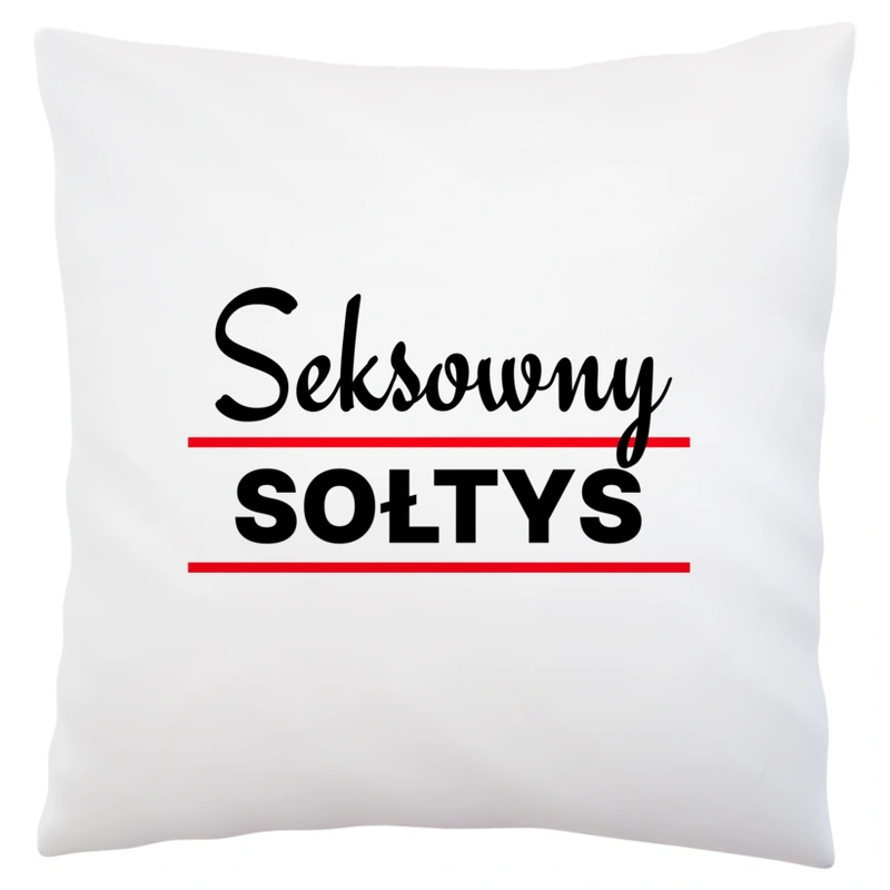 Seksowny Sołtys - Poduszka Biała