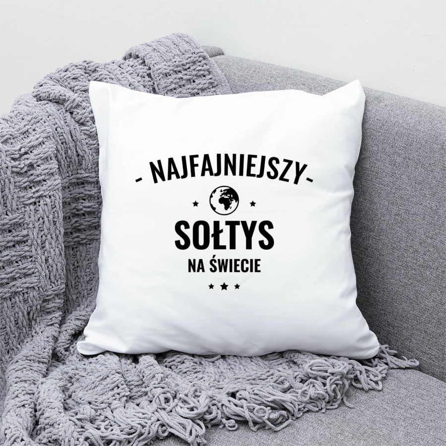 Najfajniejszy Sołtys Na Świecie - Poduszka Biała