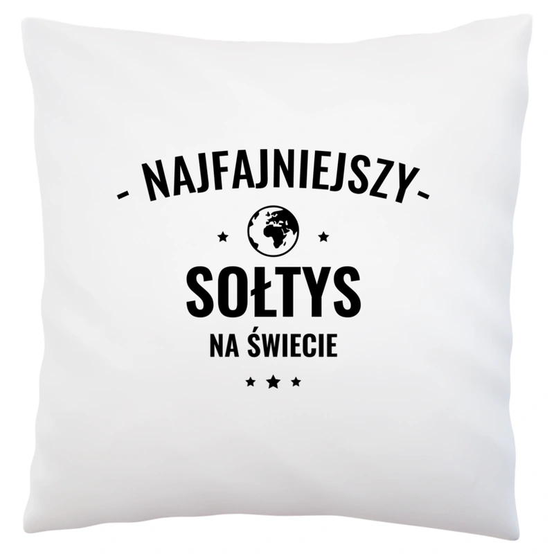 Najfajniejszy Sołtys Na Świecie - Poduszka Biała