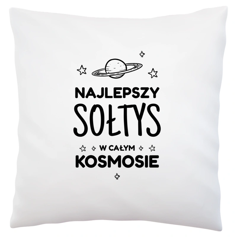 Najlepszy Sołtys W Kosmosie - Poduszka Biała