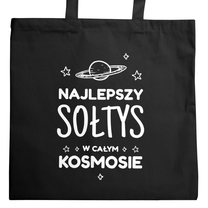 Najlepszy Sołtys W Kosmosie - Torba Na Zakupy Czarna