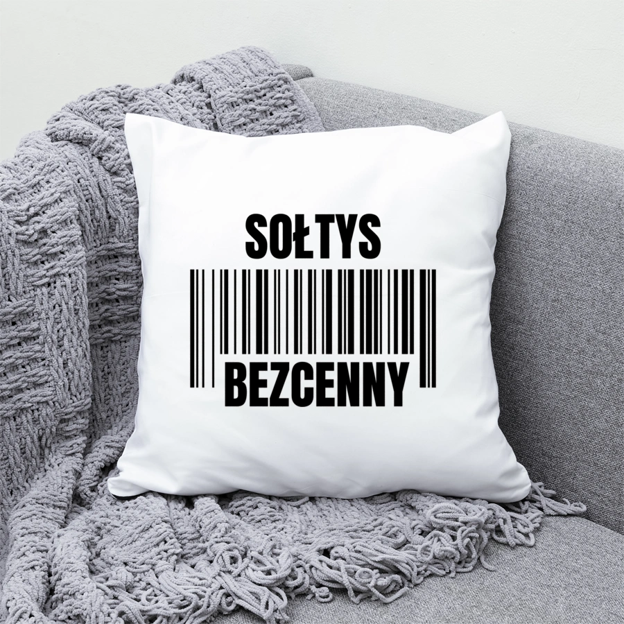 Sołtys Bezcenny - Poduszka Biała