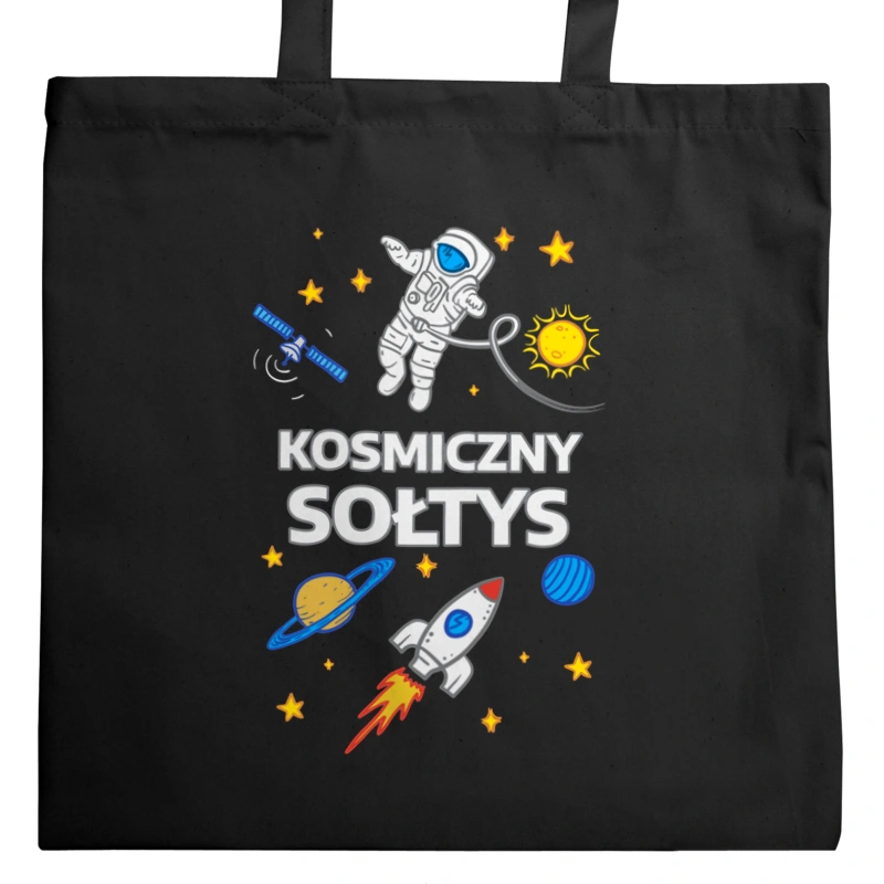 Kosmiczny Sołtys - Torba Na Zakupy Czarna