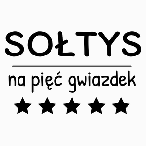 Sołtys Na 5 Gwiazdek - Poduszka Biała