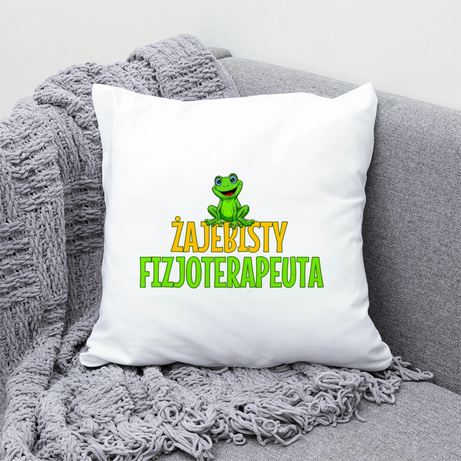 Żajebisty Fizjoterapeuta - Poduszka Biała