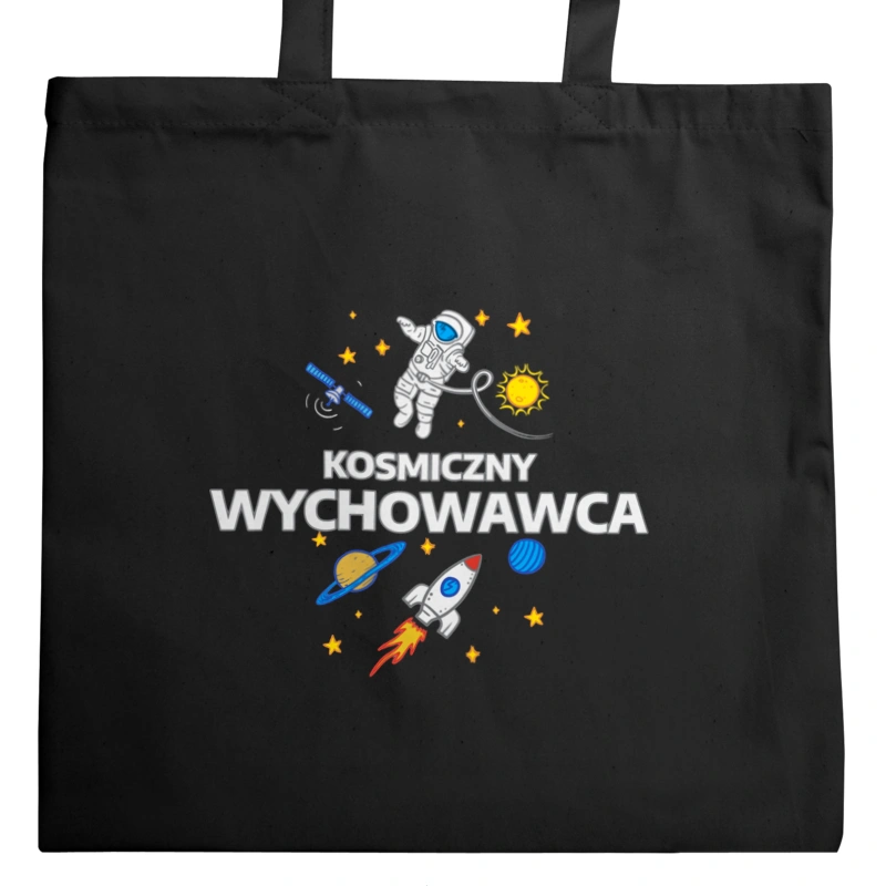 Kosmiczny Wychowawca - Torba Na Zakupy Czarna