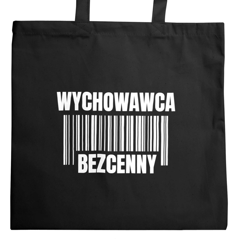 Wychowawca Bezcenny - Torba Na Zakupy Czarna