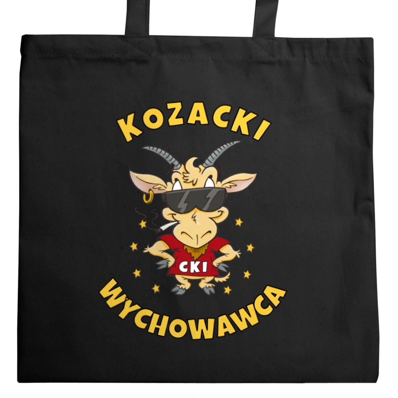 Kozacki Wychowawca - Torba Na Zakupy Czarna