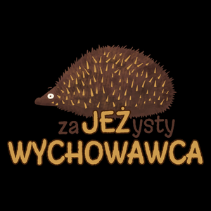 Zajeżysty Wychowawca Jeż Super - Torba Na Zakupy Czarna